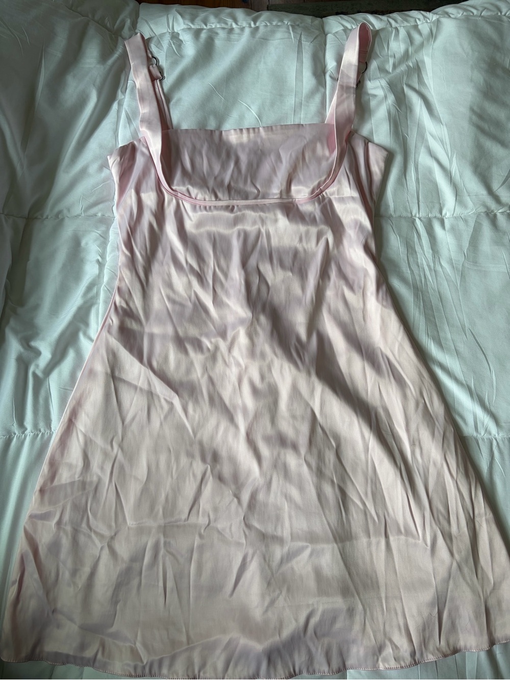 Women's Pink Satin Dress